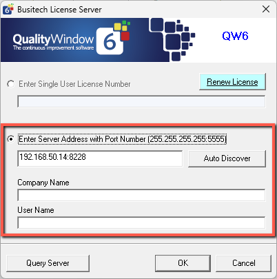 Example Concurrent License Configuration