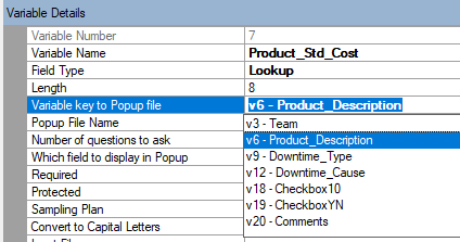 Example of new property placement and filtering
