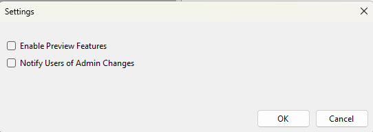 QW Admin Setting for controlling Admin notifications