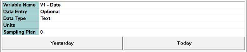 New Quick Fill Date buttons