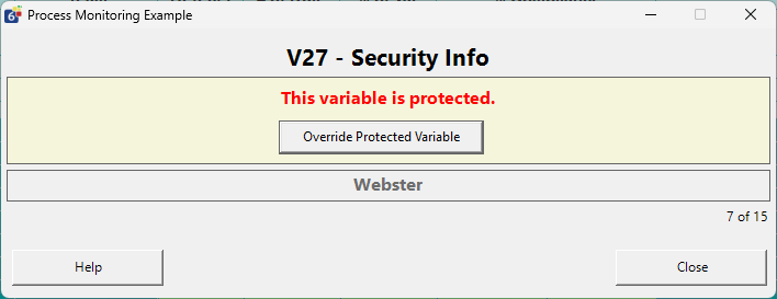 Example Override Protected Field in single cell mode